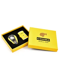 Подарочный набор - зажигалка+гильотина - Cohiba & Xikar 2