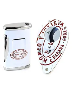 Подарочный набор - зажигалка+гильотина - Romeo y Julieta & Xikar