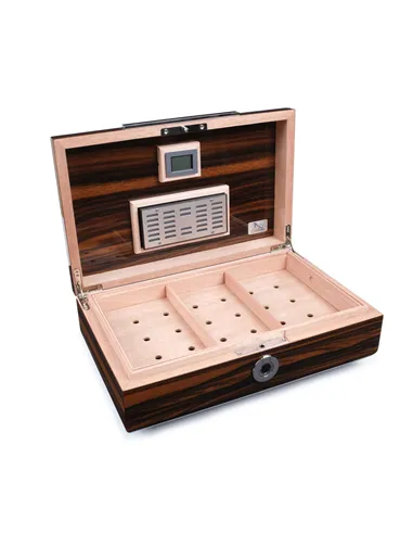 Хьюмидор Lubinski на 60 сигар с электронным замком, Эбеновое дерево - купить в интернет-магазине Havana Smoke