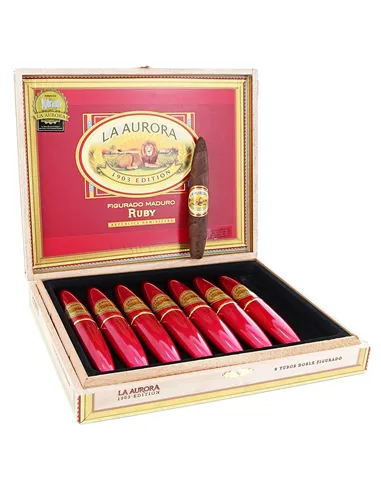 Сигара La Aurora - 1903 - Preferidos - Ruby Tubos