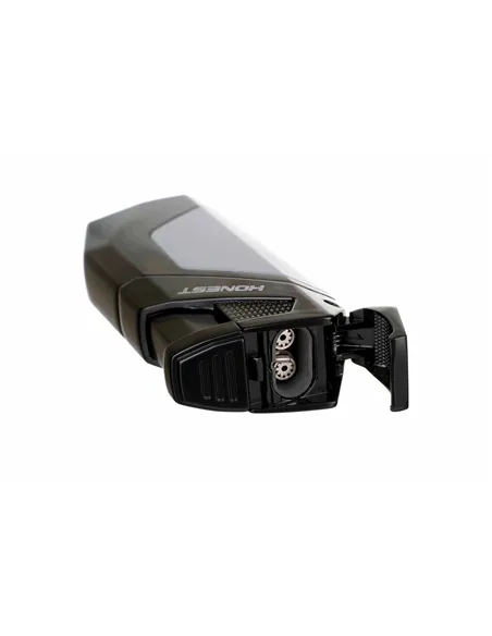 Зажигалка сигарная Honest, двойное пламя, с пробойником, синяя