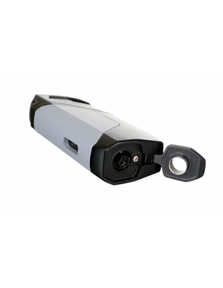 Зажигалка сигарная Honest, двойное пламя, с пробойником, синяя