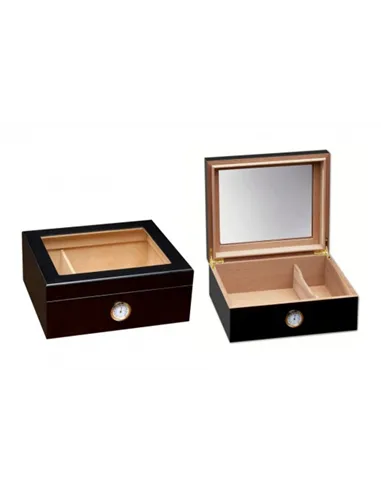 Хьюмидор Aficionado Chalet Glasstop Black