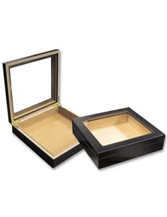 Хьюмидор Aficionado Chateau Glasstop Black