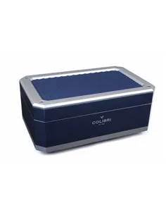 Хьюмидор Colibri Rally на 100 сигар, Алюминий и синий лак-HU360T2