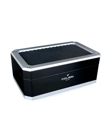 Хьюмидор Colibri Rally на 100 сигар, Алюминий и черный лак-HU360T1