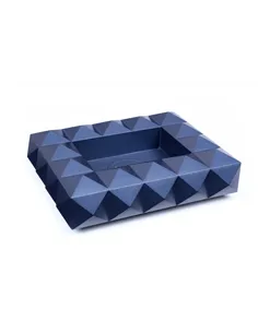 Пепельница Colibri Quasar на 8 сигар, Синий лак Navy-AT100T5