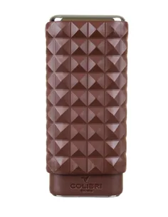 Чехол сигарный Colibri, телячья кожа и кедр, коричневый-LC250T4