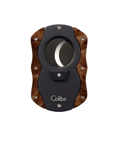 Гильотина Colibri с отделкой деревом, Темный кап-CU100T31