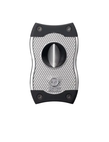 Гильотина Colibri SV-cut (двойное действие), хром-черная CU600T3 - купить в интернет-магазине Havana Smoke