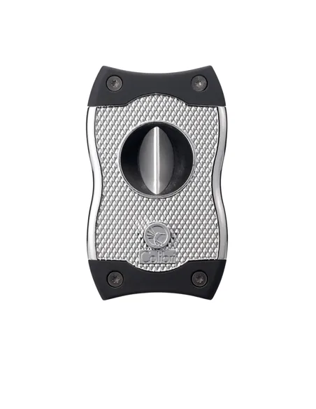 Гильотина Colibri SV-cut (двойное действие), хром-черная CU600T3 - купить в интернет-магазине Havana Smoke