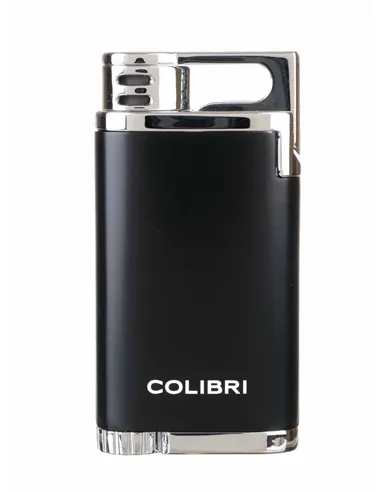 Зажигалка сигарная Colibri Belmont, черная-хром LI200C11 - купить в интернет-магазине Havana Smoke