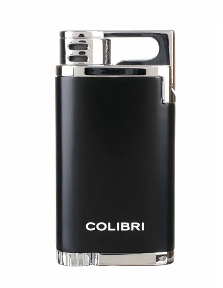 Зажигалка сигарная Colibri Belmont, черная-хром LI200C11 - купить в интернет-магазине Havana Smoke