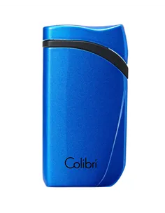 Зажигалка сигарная Colibri Falcon, синий металлик-LI310T13