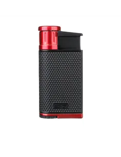 Зажигалка сигарная Colibri Evo, черно-красная-LI520C2