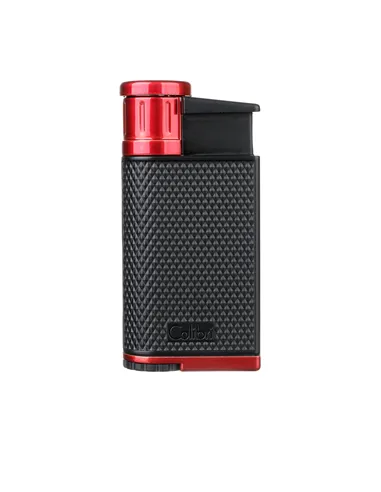 Зажигалка сигарная Colibri Evo, черно-красная-LI520C2