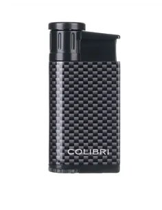 Зажигалка сигарная Colibri Evo, черный карбон-LI520C30