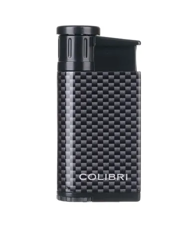 Зажигалка сигарная Colibri Evo, черный карбон-LI520C30