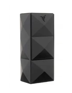 Зажигалка сигарная Colibri Quasar, двойное турбопламя, черный лак-LI750T1