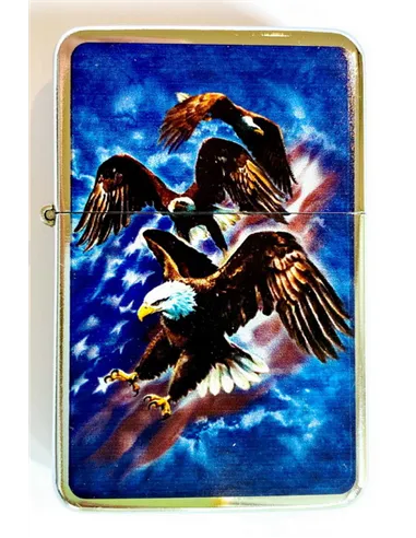 03136 Зажигалка бензиновая FARO Z16 "Eagles 1"
