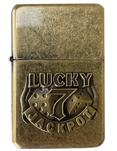 03163 Зажигалка бензиновая FARO Z16 "Lucky 7"