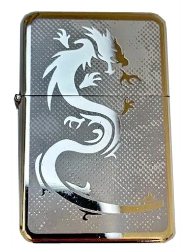 03182 Зажигалка бензиновая FARO Z16 "Dragon gray"