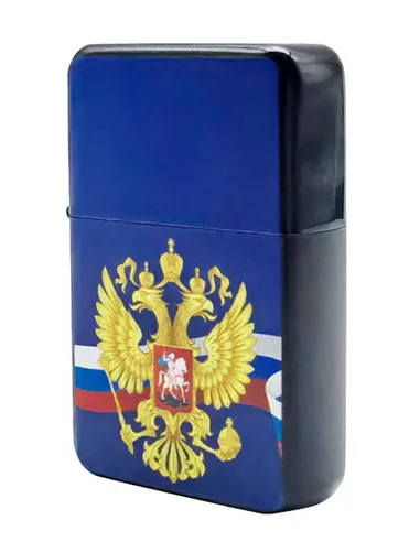 14633 Зажигалка бензиновая Z16 "Герб России 3" -21