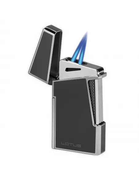 Зажигалка Lotus APOLLO Black & Polished chrome 4800