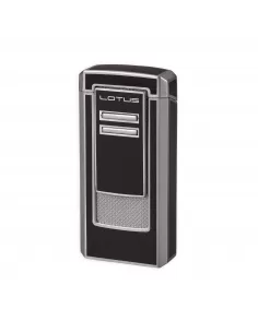 Зажигалка Lotus Commander Black Laquer & Polished Chrome 4650