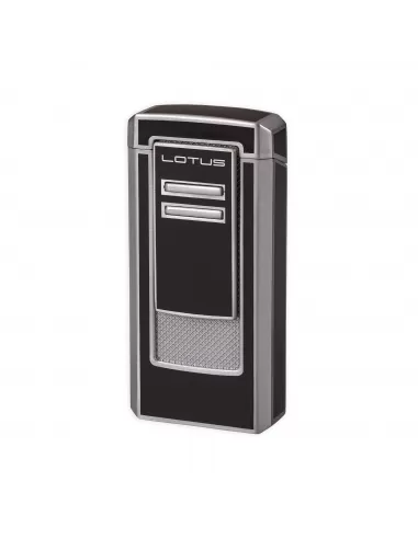 Зажигалка Lotus Commander Black Laquer & Polished Chrome 4650