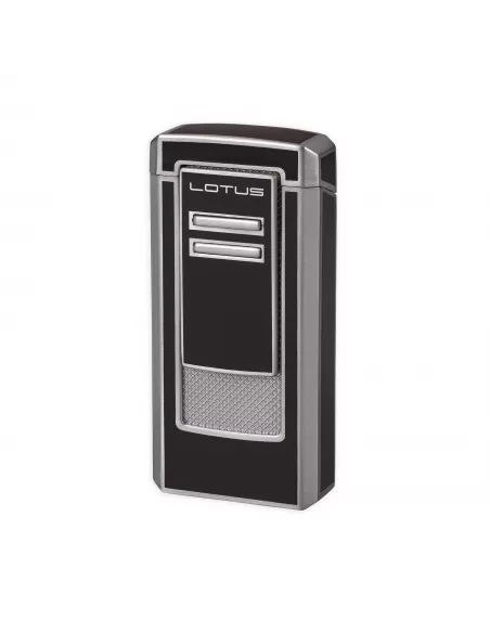 Зажигалка Lotus Commander Black Laquer & Polished Chrome 4650