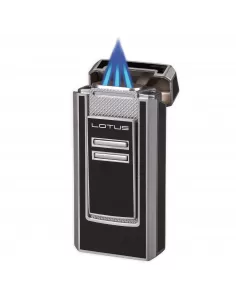 Зажигалка Lotus Commander Black Laquer & Polished Chrome 4650 2
