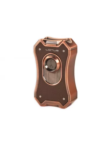 Зажигалка Lotus Emperor Brown Crackle & Copper Настольня T9020