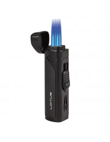 Зажигалка Lotus Monarch Chrome & Rubberized Black 7210