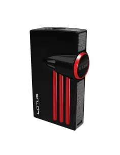 Зажигалка Lotus Orion Black matte & Polished red 5200