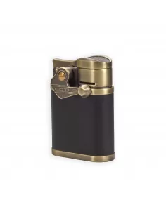 Зажигалка Lotus Winston Brass Brushed & Black Настольная T1200