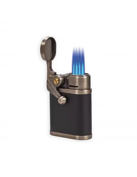 Зажигалка Lotus Winston Brass Brushed & Black Настольная T1200