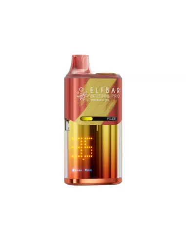 Электронная сигарета ELFBAR BC15000 PRO Черныйчай со льдом 
