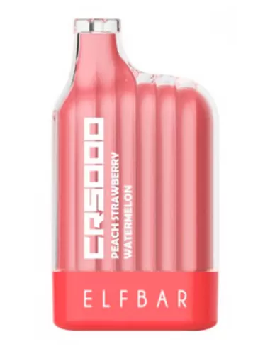 Электронная сигарета ELFBAR CR5000 Персик клубника арбуз 