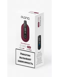 Электронная сигарета Plonq Ultra Вишневая кола, 12 000 затяжек