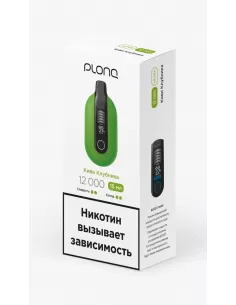 Электронная сигарета Plonq Ultra Киви Клубника, 12 000 затяжек