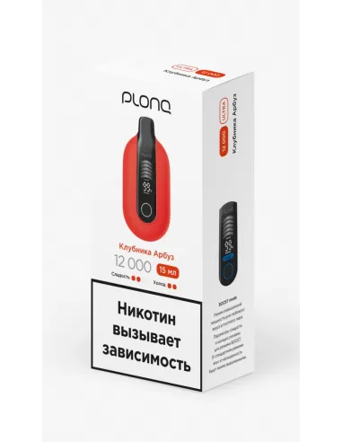 Электронная сигарета Plonq Ultra Клубника Арбуз, 12 000 затяжек