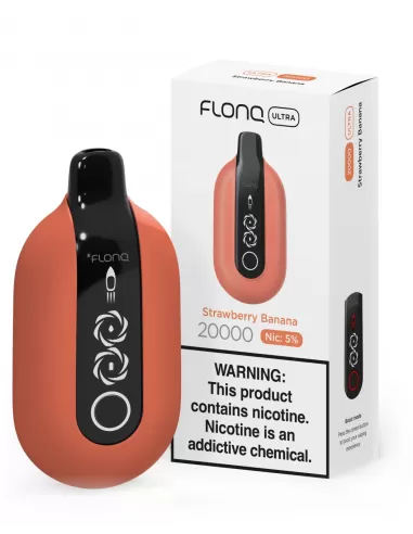 Электронная сигарета Flonq Ultra Клубника Банан, 20 000 затяжек