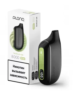 Электронная сигарета Plonq MAX S Зеленый чай, 8000 затяжек