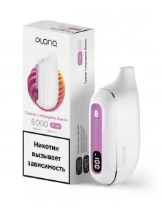 Электронная сигарета Plonq Max Гранат Смородина Лимон, 6000 затяжек