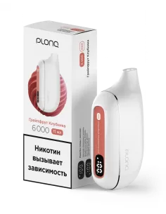 Электронная сигарета Plonq Max Грейпфрут-Клубника, 6000 затяжек