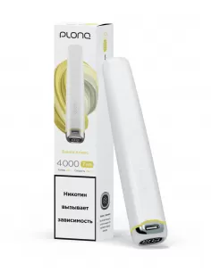 Электронная сигарета Plonq Plus Pro Банан Кокос, 4000 затяжек
