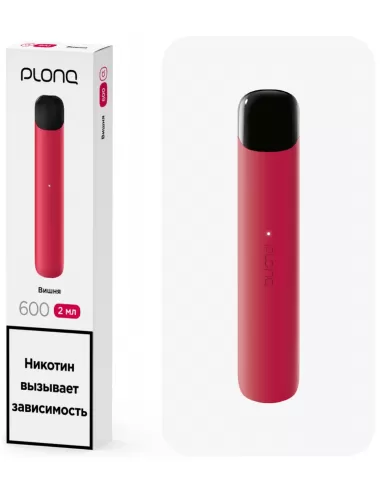 Электронная сигарета Plonq Alpha, со вкусом "Вишня"