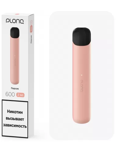 Электронная сигарета Plonq Alpha, со вкусом "Персик"