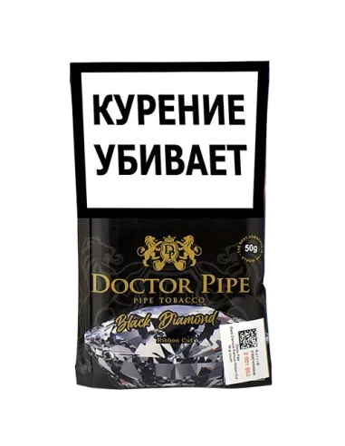 Трубочный табак Doctor Pipe Black Diamond Premium Ribbon Cut 50 гр 